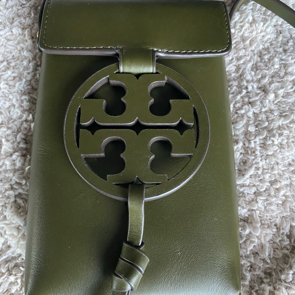 Tory Burch Olive Green Crossbody Bag